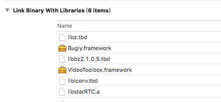 Dependent library: